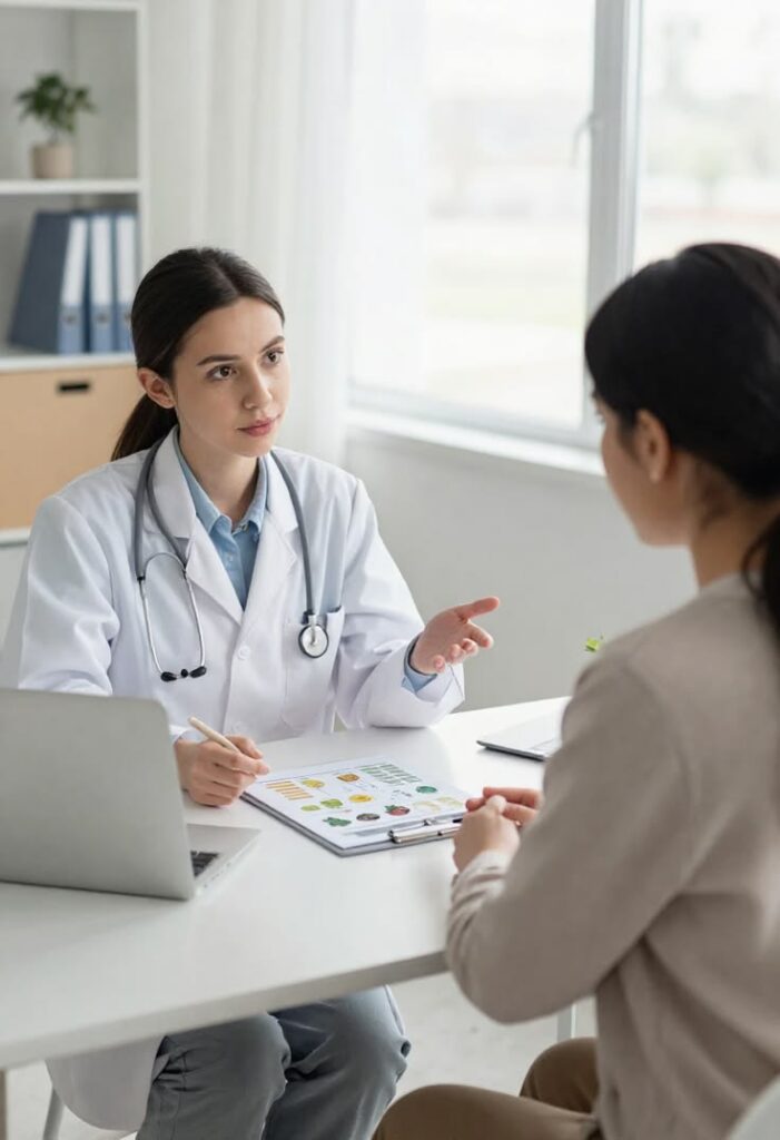 Female doctor building a successful clinical cosmetology career with flexibility, financial independence, and work-life balance through aesthetic medicine training.